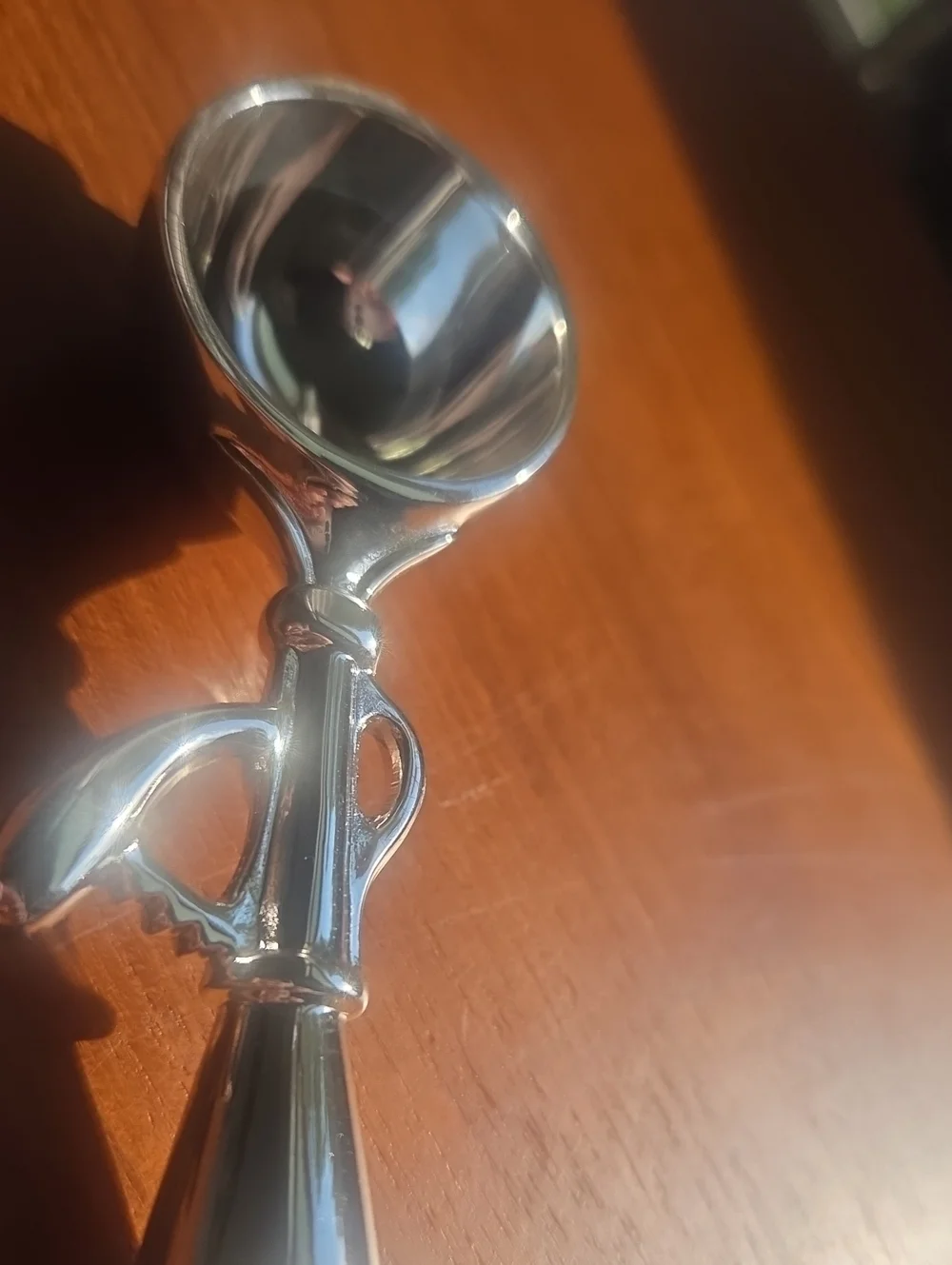 PartyLite Silver Ice Cream Candle Snuffer NIB RETIRED P7625